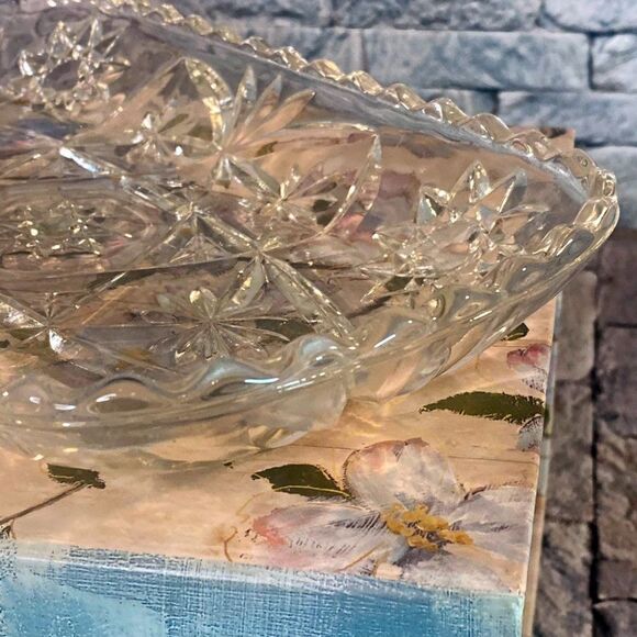 Anchor Hocking Rectangular Serving Dish Prescut Glass Early American - Picture 7 of 7